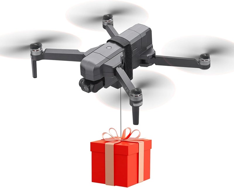 BRDRC Airdrop Payload System for DJI Mini 4 Pro/Mini 3 Pro/Air 3/Mavic 3 Pro Transport Release Delivery Drop Airdrop Fishing with Bait Release for Wedding Scene Fishing Bait & Rescue Accessories - Image 1